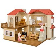 Sylvanian Families Dárkový set - Patrový dům s červenou střechou A - Domček pre figúrky