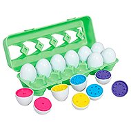 Sensory counting eggs coloured - Motor Skill Toy