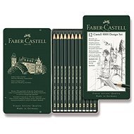 Graphitstifte Faber-Castell Castell 9000 Design im Metalletui - 12er-Set - Bleistift