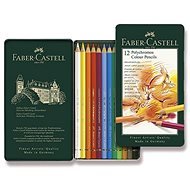 Pastelky Faber-Castell Polychromos v plechovej krabičke, 12 farieb - Pastelky