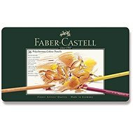 Faber-Castell Polychromos színesek bádog dobozban, 36 szín - Színes ceruza