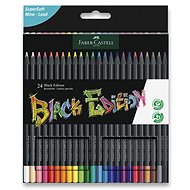 Faber-Castell Crayons Black Edition, 24 colours - Coloured Pencils