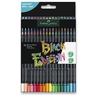 Faber-Castell Crayons Black Edition, 36 colours - Coloured Pencils