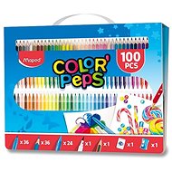 Künstlerzubehör Maped Color´Peps mit Hülle, 100 Stück - Künstlerbedarf