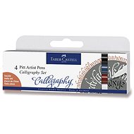 Marker Faber-Castell Pitt Artist Pen Caligraphy, 4 Colours - Marker