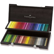 Faber-Castell Polychromos Crayons, 120 Colours, Wooden Box - Coloured Pencils