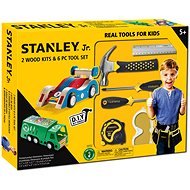 Stanley Jr. U003-K02-T06-SY 2 autóból és 5 szerszámból álló készlet. - Játék szerszám