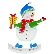 Snowman Tin 21cm - Rocking - Christmas Ornaments