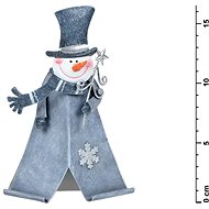 Sheet Metal Snowman No. 3 - 17cm - Christmas Decoration