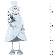 Sheet Metal Snowman No. 1 - 18cm - Christmas Ornaments