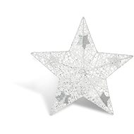 White Christmas Star 30cm R2313/12 - Christmas Ornaments