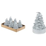 Candle Sapling Silver 6cm Set 6 pcs - Christmas Ornaments