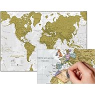 World Gold Extra World Scratch-off Map 60x84cm EN - Map