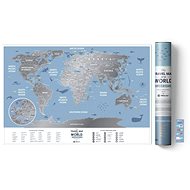 World Travel Weekend World Scratch-off Map 40x60cm EN - Map