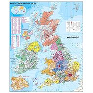 Britain ZIP code 140x100cm Paper Wall Map without Slats - Map
