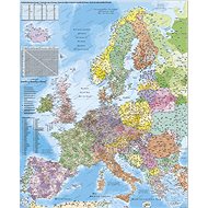 Europe Postcode I. 140x100cm Paper Wall Map without Rods - Map