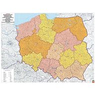 Poland Postcode II. 125x93,5cm Paper Wall Map without Rods - Map