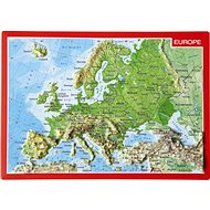Europe Embossed 3D Plastic Map 10.5x14.8cm - Map