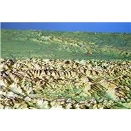 Austria Embossed 3D Plastic Wall Map 57x77cm - Map