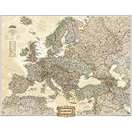 Executive Medium Europe Political Map 91x118cm Laminated, Wall Map with Rods - Map