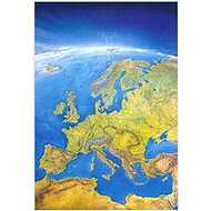 Europe Panoramic 108x150cm Laminated, Wall Map with Rods - Map
