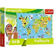 Educational Puzzle - Map of Word - German Version - Tabletop Game 