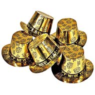 Happy New Year hat - New Year' s Eve - gold - 1 pc - Party Hats