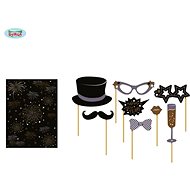 Photo accessories - photo corner - Happy New Year - New Year' s Eve - 8 pcs - Party Accessories