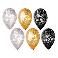 Latex Balloons - Happy New Year - New Year's Eve - 6 pcs - 30 cm - Balloons
