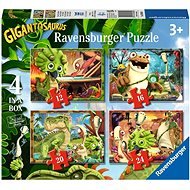 Ravensburger 030804 Gigantosaurus 4 v 1 - Puzzle