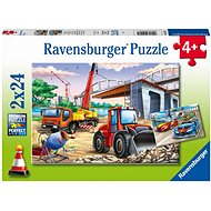 Ravensburger 051571 Buildings and vehicles 2x24 pieces - Jigsaw Puzzle