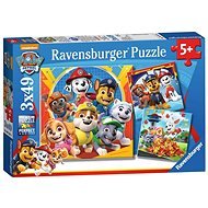 Ravensburger 050482 Paw Patrol - Games in leaves 3x49 pieces - Jigsaw