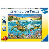 Ravensburger 129423 Swimming with water turtles 100 pieces - Jigsaw Puzzle