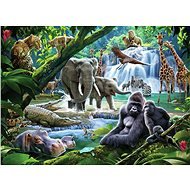 Ravensburger 129706 Jungle Family 100 Pieces - Jigsaw