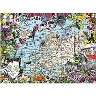 Ravensburger 167609 Curious map of Europe 500 pieces - Jigsaw