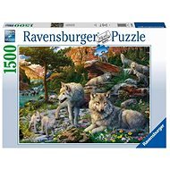 Ravensburger 165988 Wölfe im Frühling 1500 Puzzleteile - Puzzle