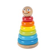 Jouéco wooden stacking tower - Sort and Stack Tower