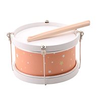 Jouéco Drum with Wooden Mallets - Toy Drum