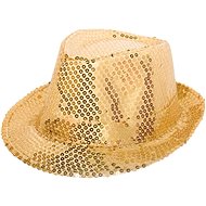Golden Hat with Sequins - Costume Accessory