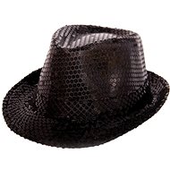 Black Hat with Sequins - Costume Accessory