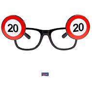 Party Glasses Birthday Road Sign - 20 - Costume Accessory