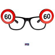 Party Glasses Birthday Road Sign - 60 - Costume Accessory