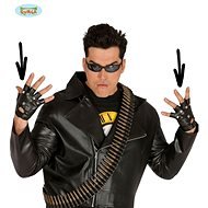 Rocker Gloves - Biker - 13.5cm - Costume Accessory