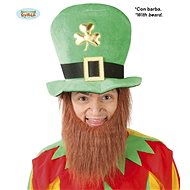 Green Hat with Beard St. Patrick - Saint Patrick - Costume Accessory