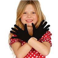 Children's Black Gloves - 17cm - Costume Accessory