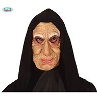 Old Woman Mask with Scarf - Halloween - 20 x 15 x 44 cm - Carnival Mask