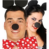Black Foam Nose - Mickey Mouse - 5 cm - Costume Accessory