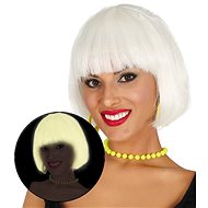 Blonde Wig - Mikado With Wrap - Glowing In The Dark - Wig