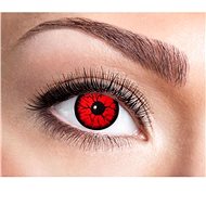 Contact Lenses - Red Metatron - Halloween - Costume Accessory