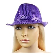 Purple Hat with Sequins - Costume Accessory